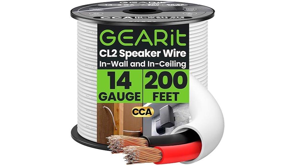14 gauge 200ft speaker wire