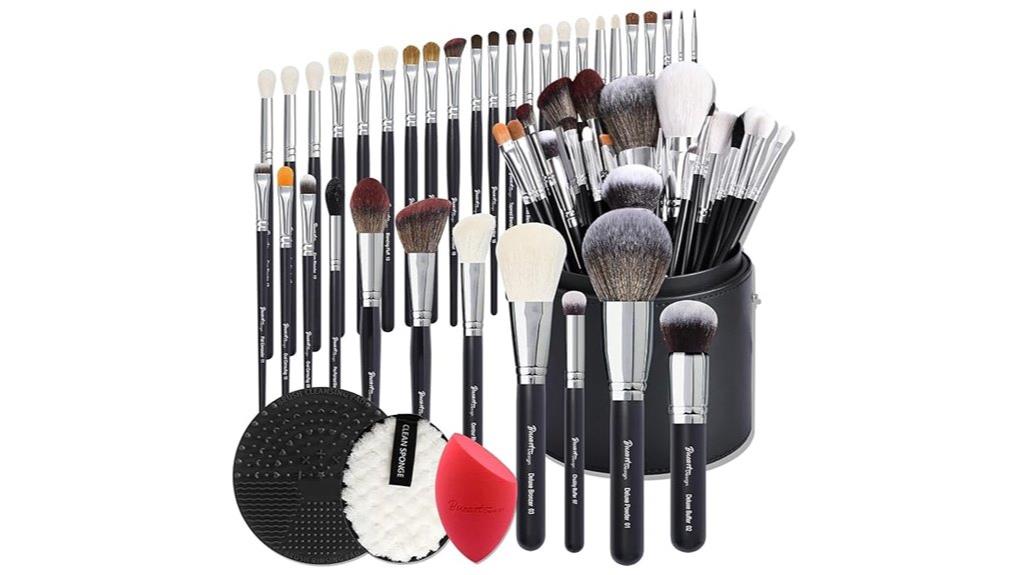 34 piece makeup brush set