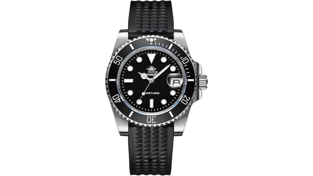 41mm quartz dive watch