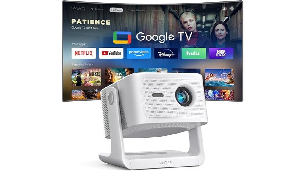 4k google tv projector
