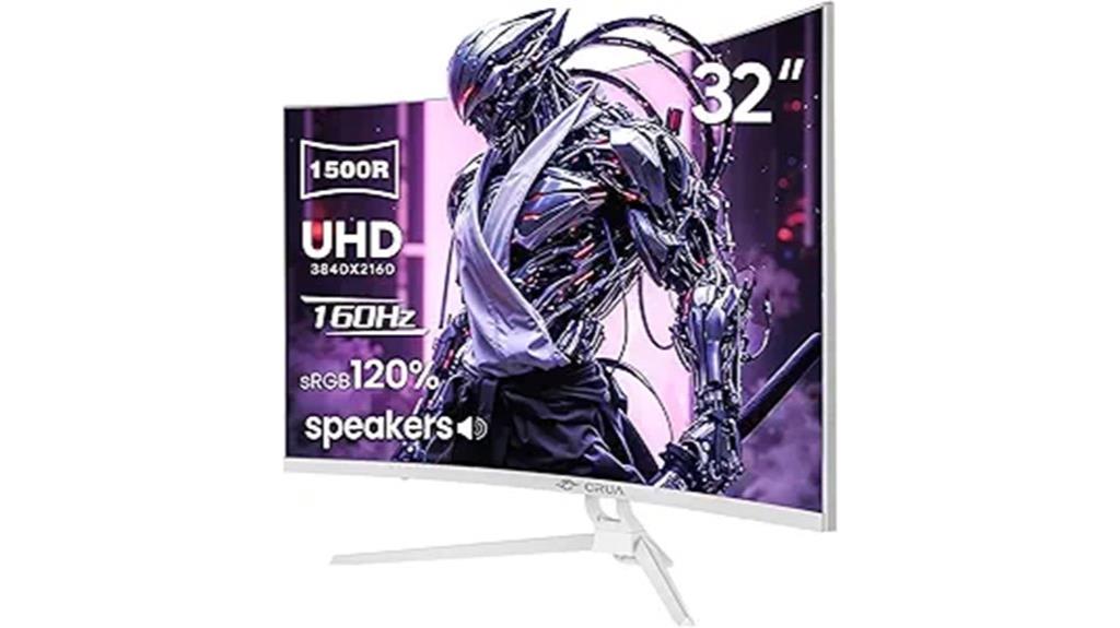 4k uhd curved gaming monitor