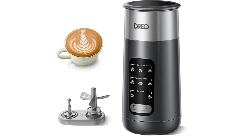 8 in 1 stainless steel frother