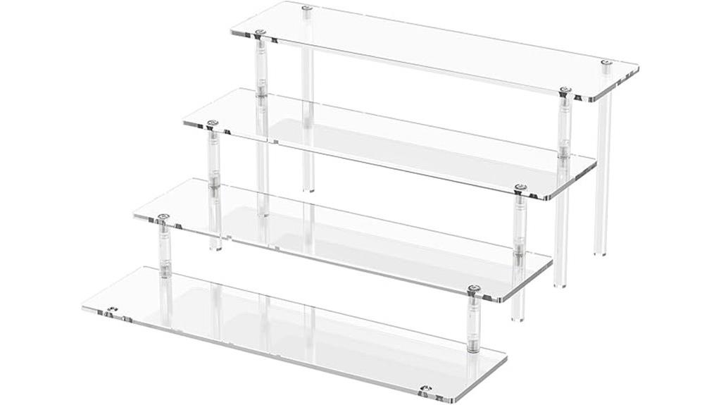 acrylic perfume cupcake organizer