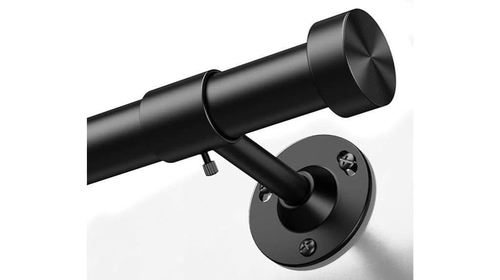 adjustable 32 150 inch curtain rods