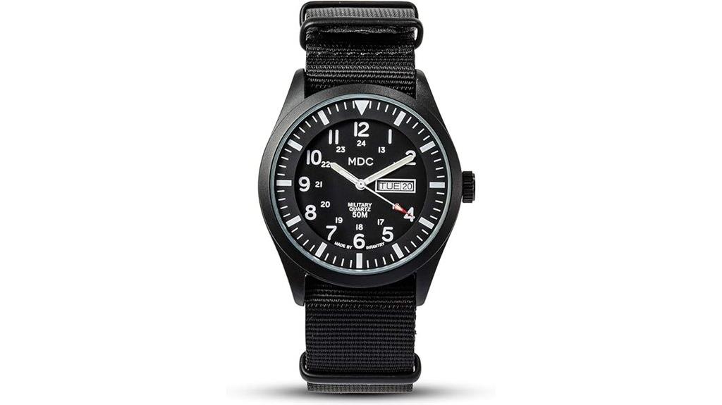 army nylon band watch