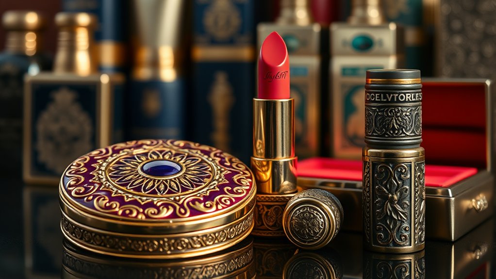 artistic collectible makeup packaging