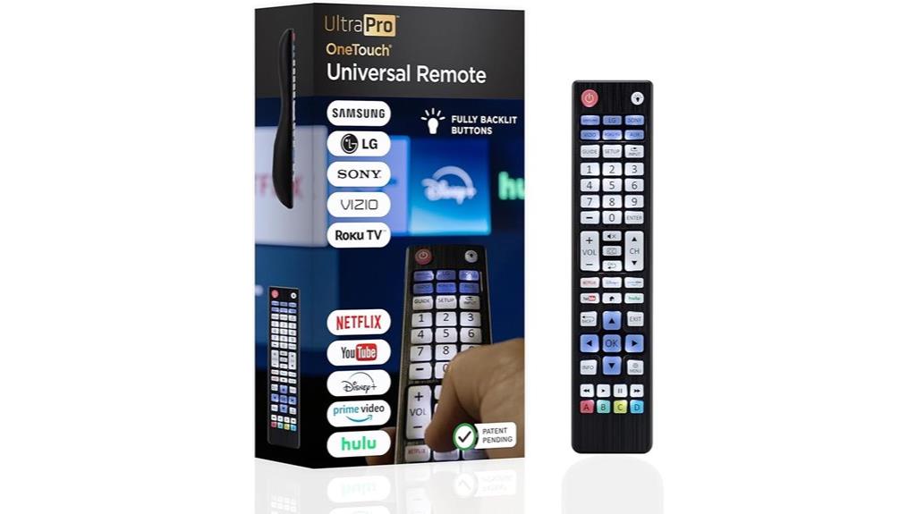 backlit universal remote