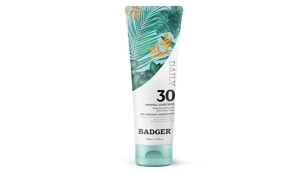 badger zinc oxide sunscreen