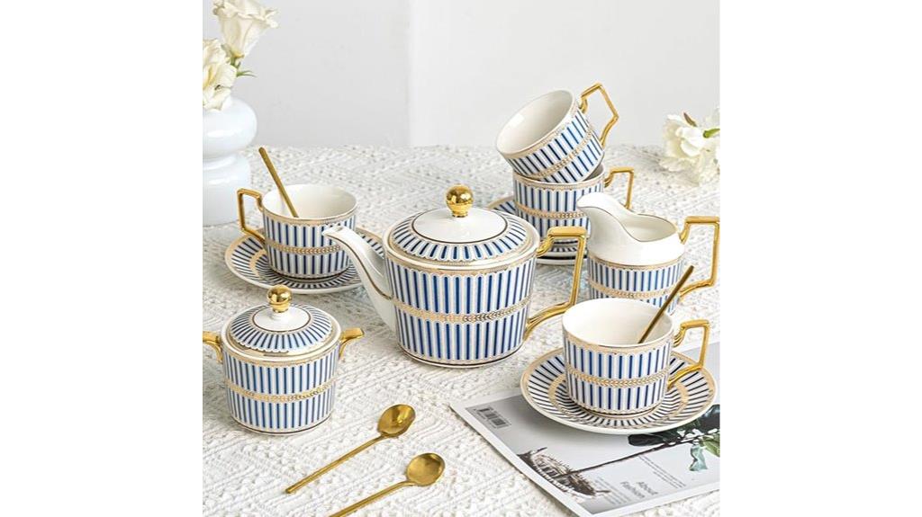 bone china tea cup set