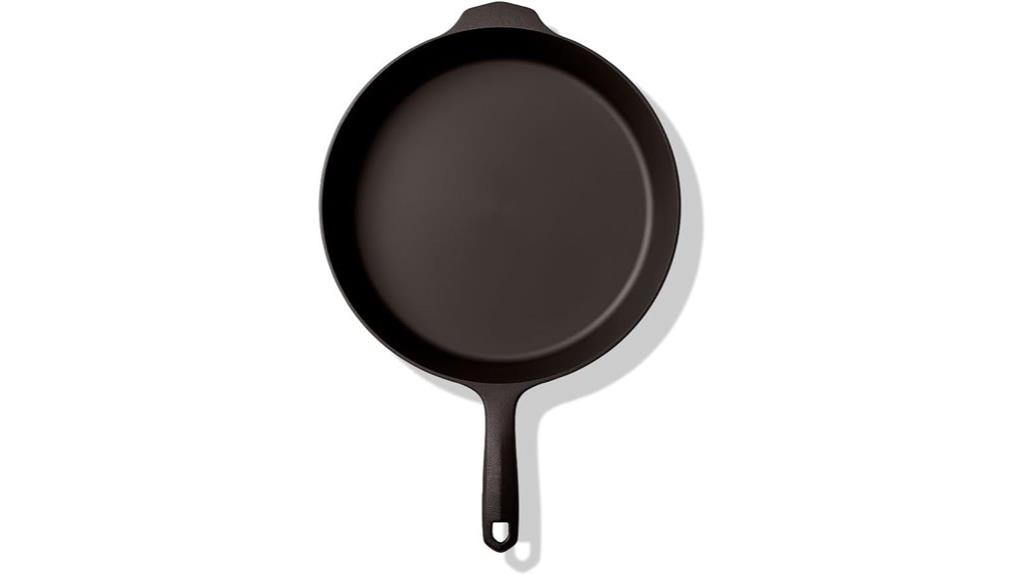 cast iron skillet size