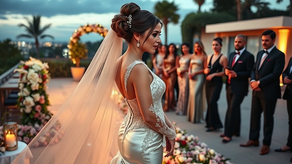 celebrity inspired bridal fashion