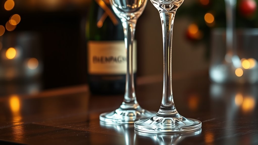 choosing elegant crystal glassware