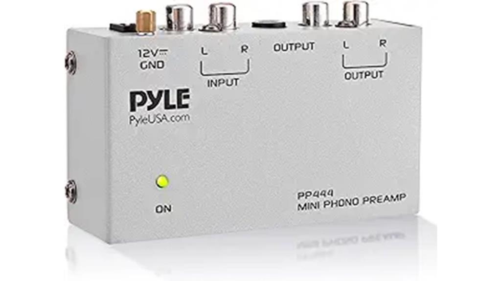compact audio preamp device