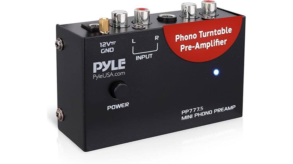 compact phono preamp with rca