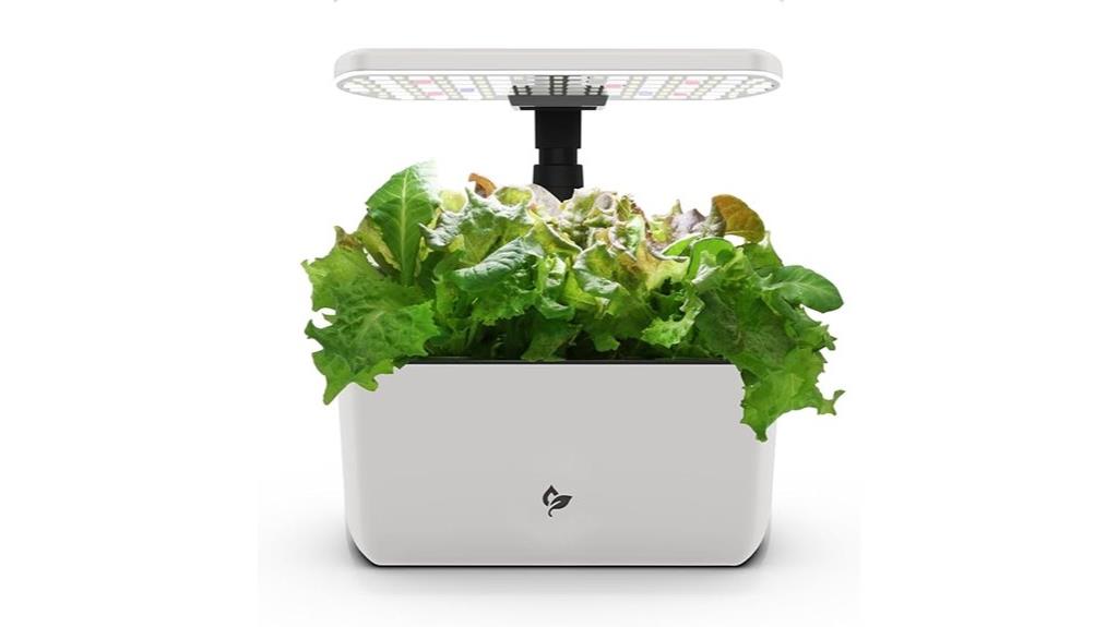 compact soil free hydroponic garden
