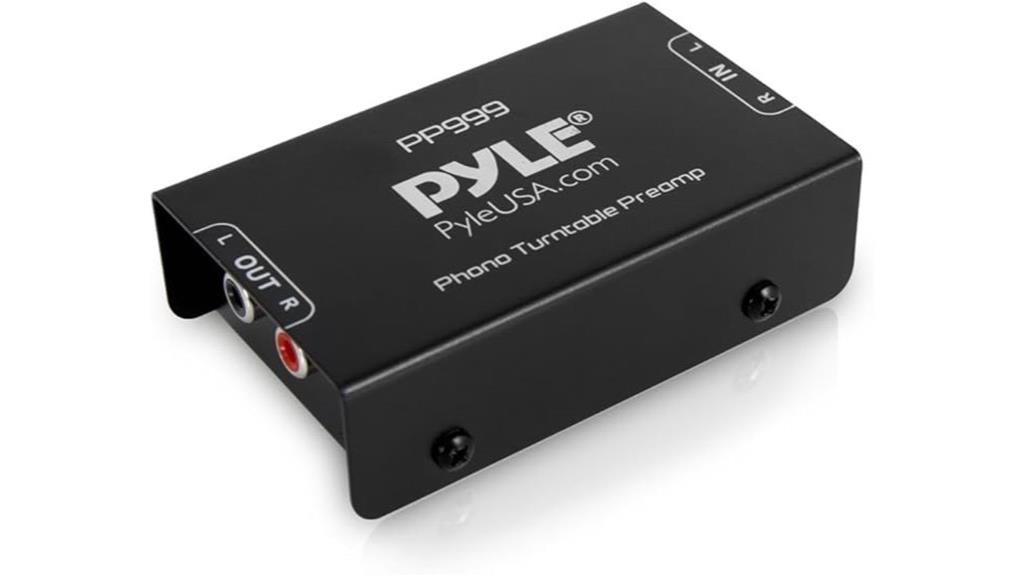 compact turntable preamp system