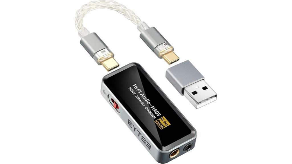 compact usb c headphone amp