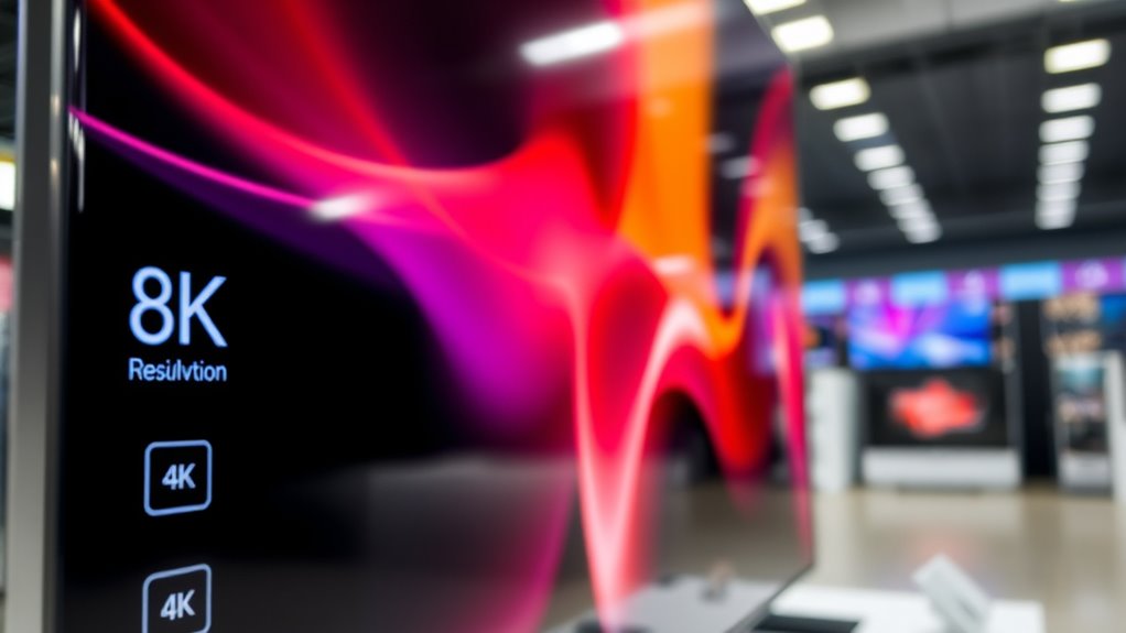 compare display resolution features