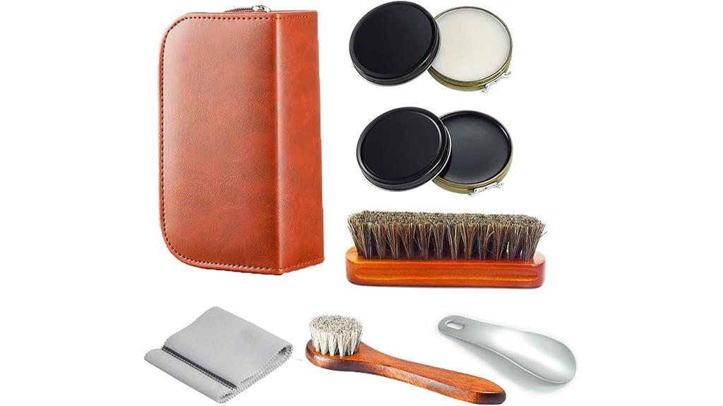 complete shoe care set