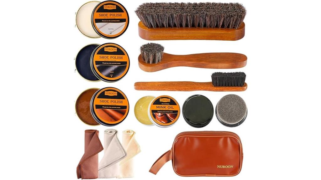 complete shoe care set