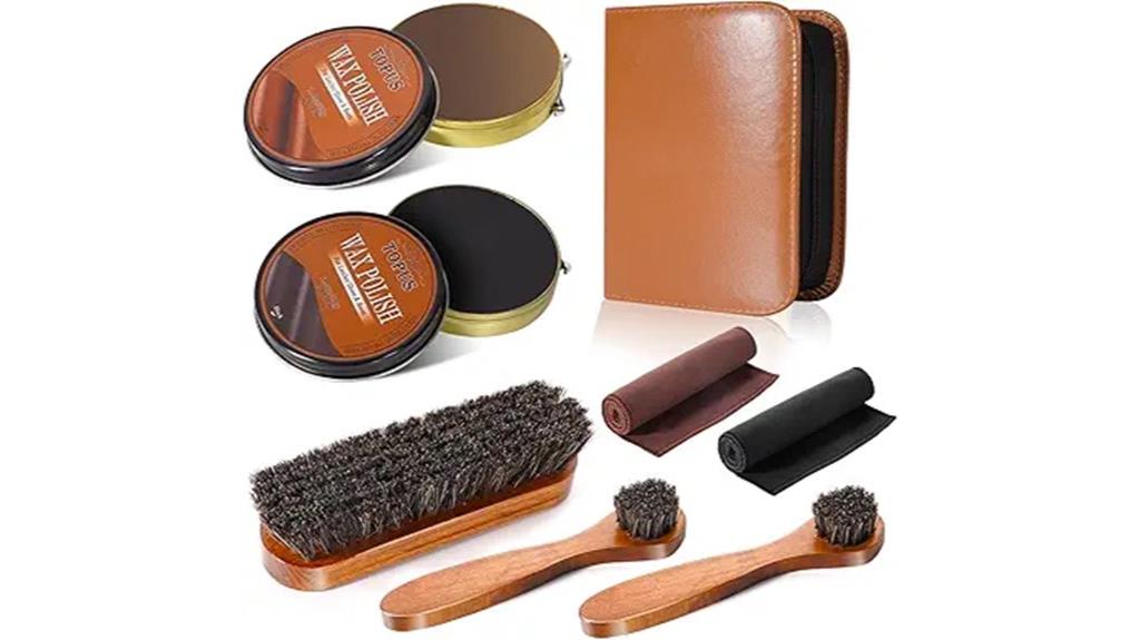 complete shoe care set