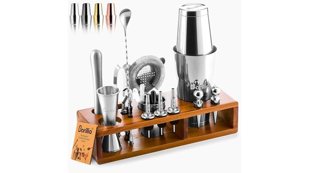 complete stainless steel bar set