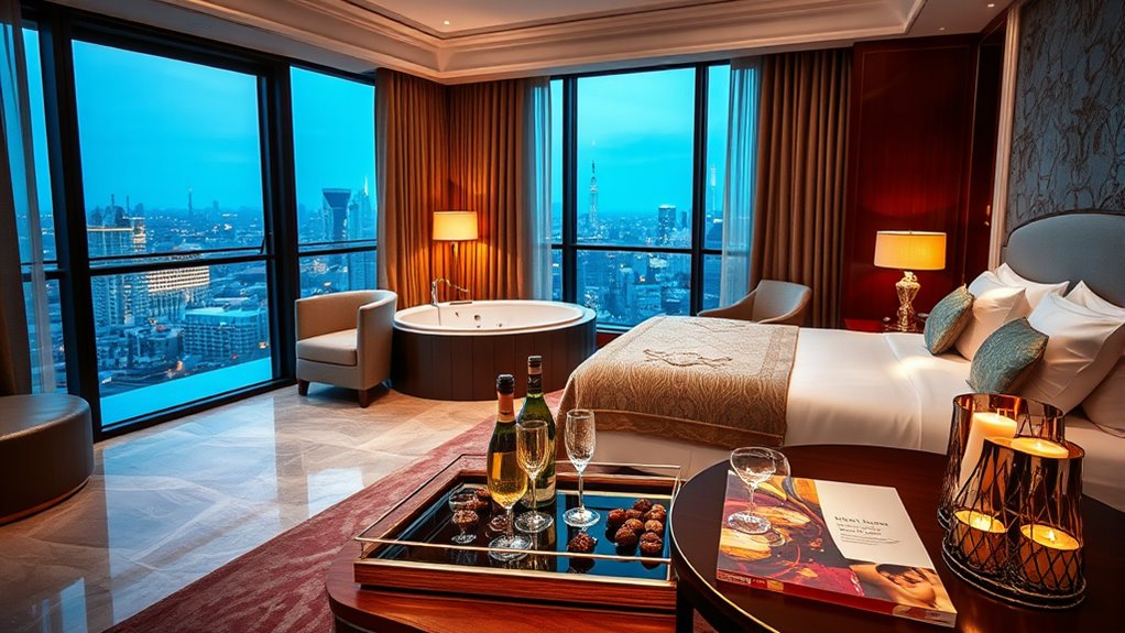 complimentary spa and dining