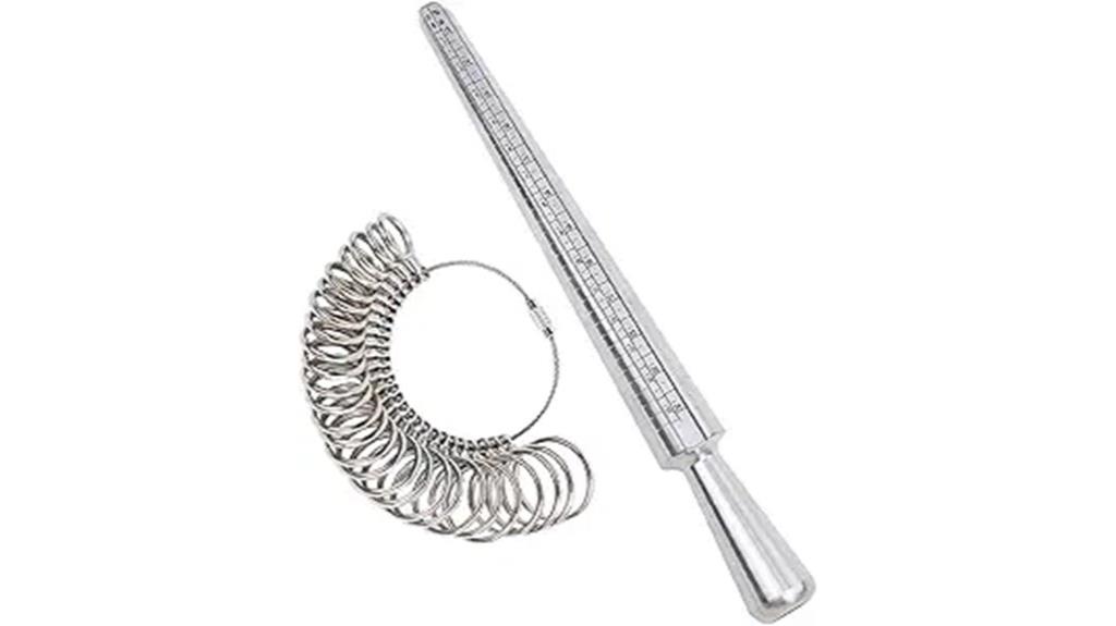 comprehensive 27 piece ring sizer
