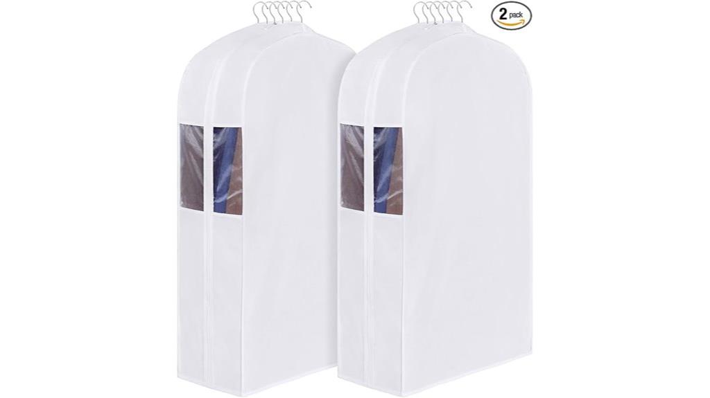 cotton hanging garment bags