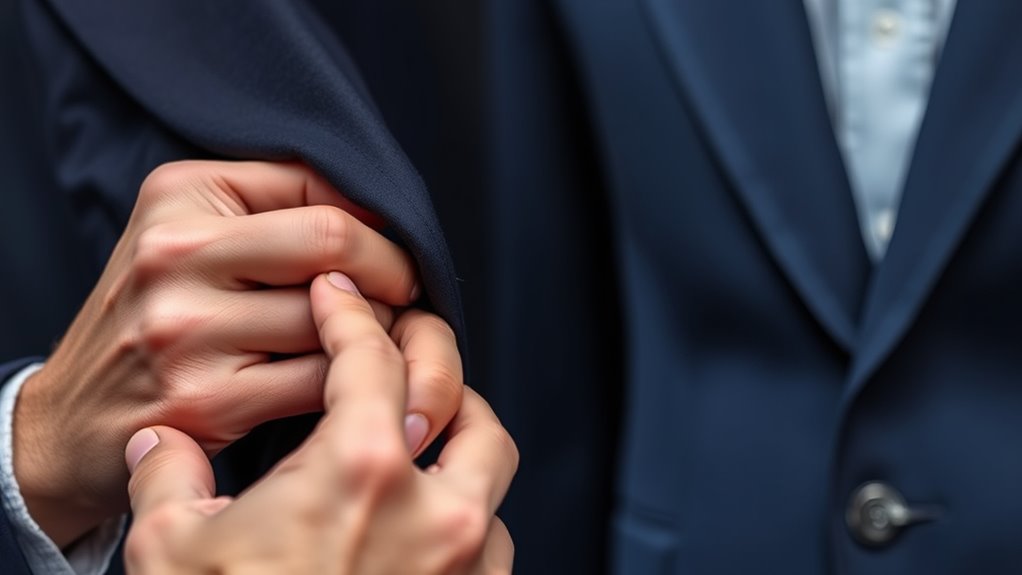 craftsmanship in suit details