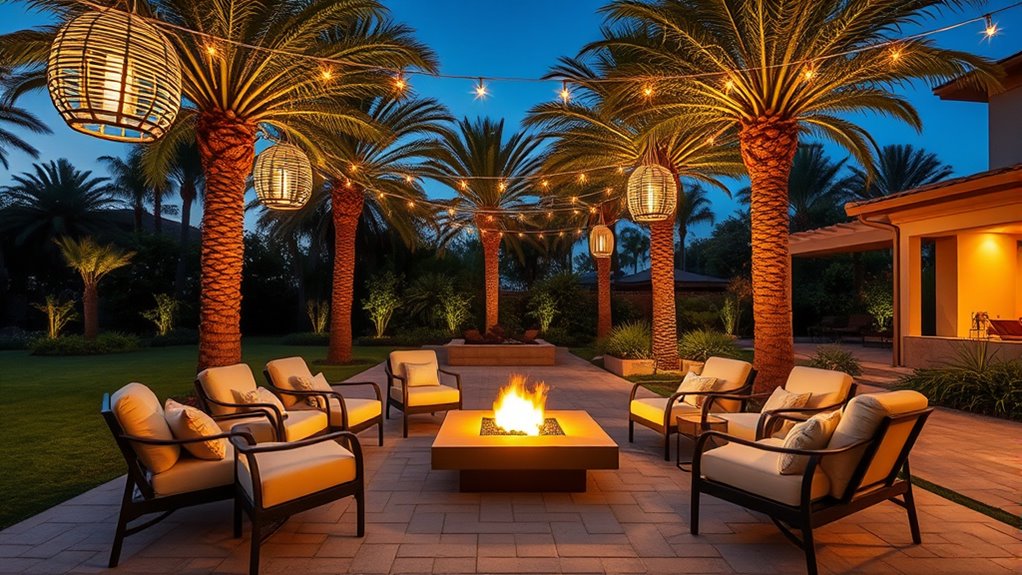 create inviting evening ambiance