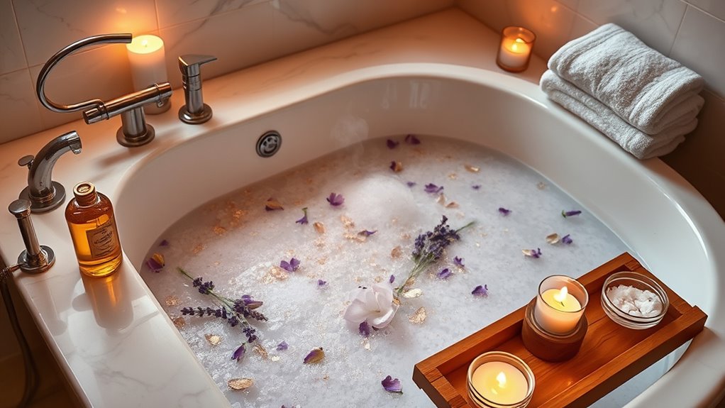 create relaxing spa environment