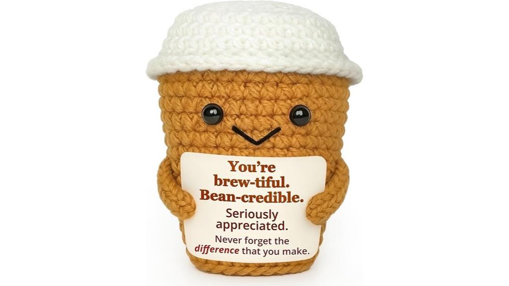 crochet espresso gift for women