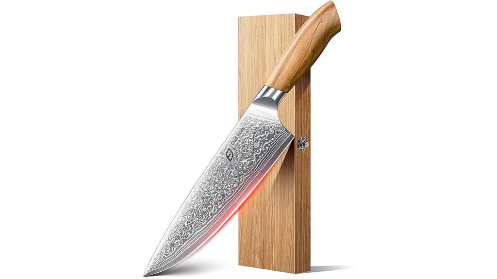 damascus japanese steel knife