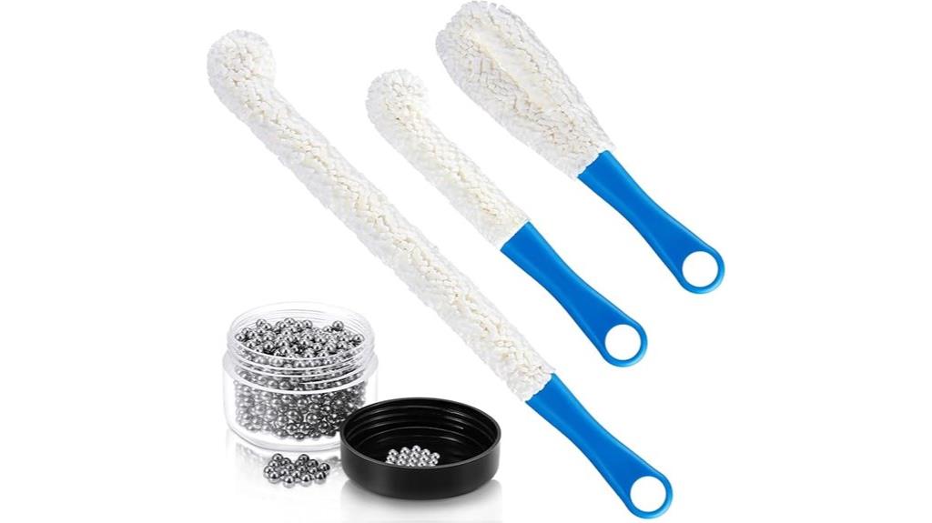 decanter brush and beads