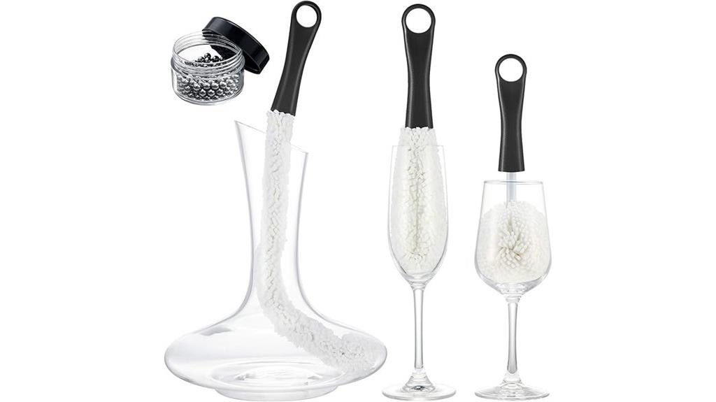 decanter cleaning brush set