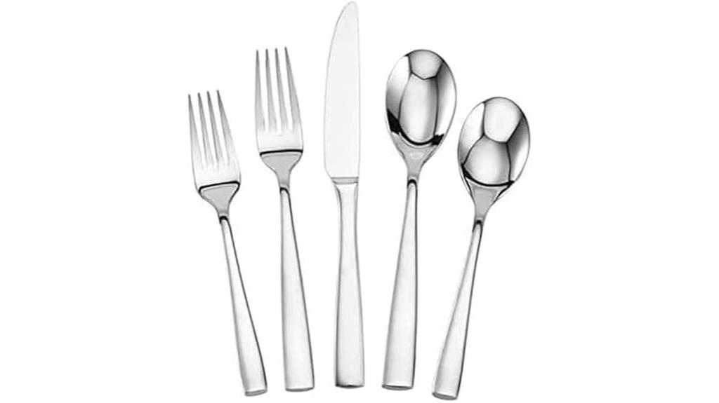 delano 20 piece flatware set