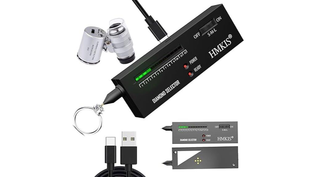 diamond testing and magnification