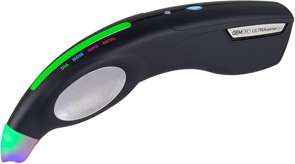 diamond testing handheld device