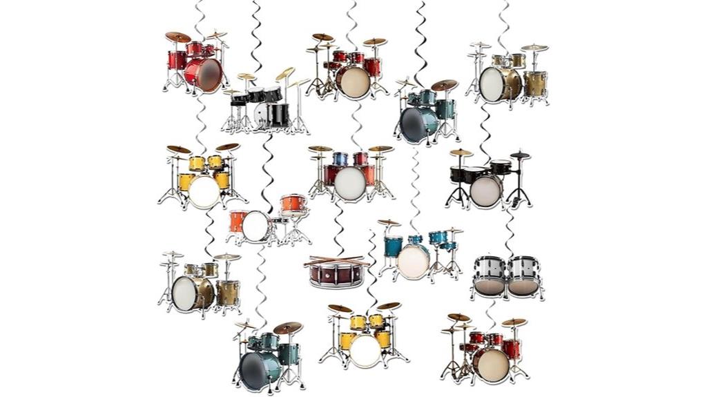 drum swirl hanging decorations