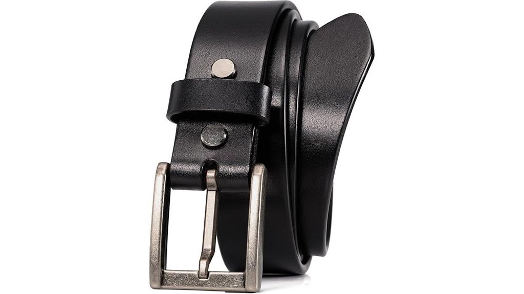 durable leather men s belt