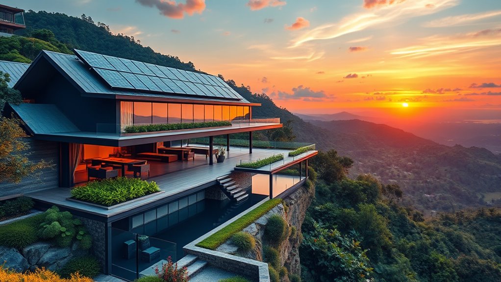 eco friendly mansion innovations