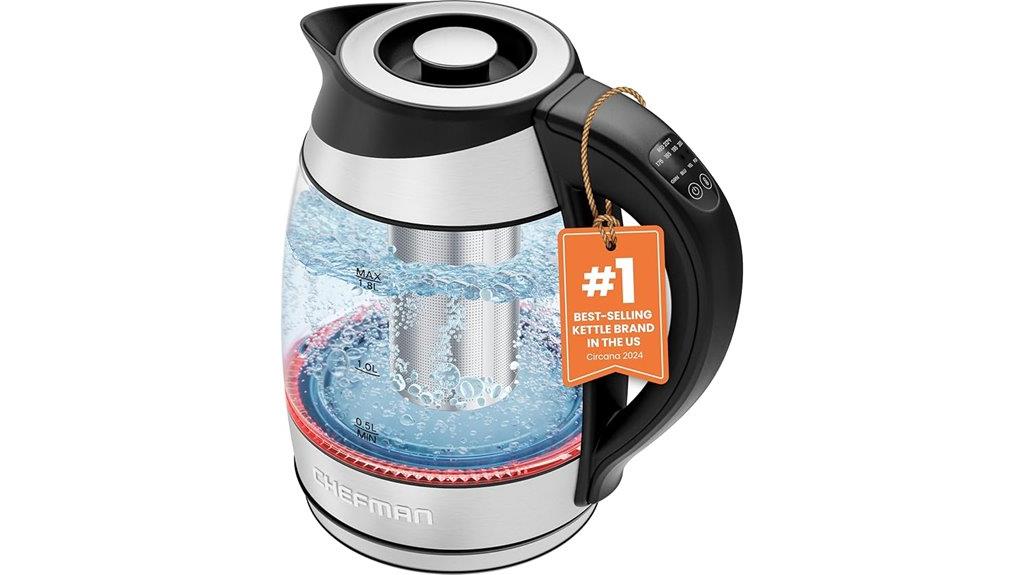 electric kettle with temp