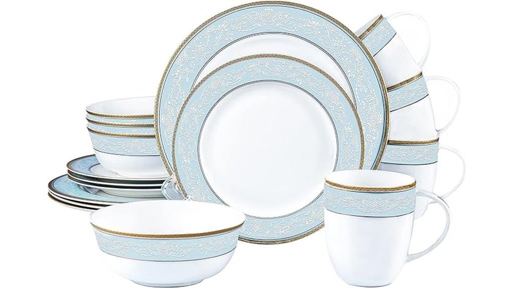 elegant 16 piece bone china