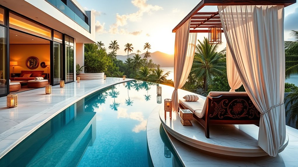 elegant artistic luxurious serenity