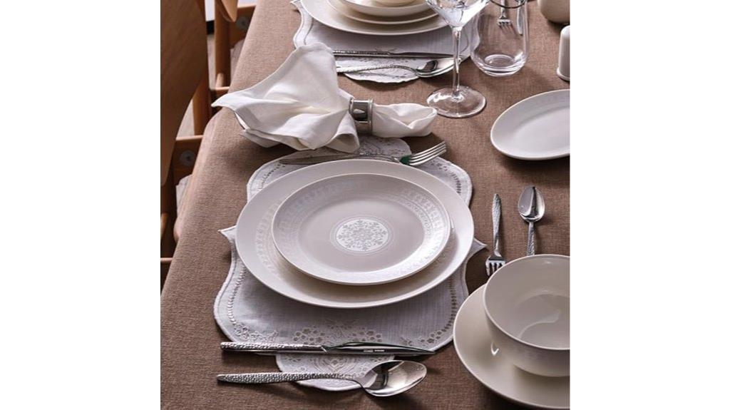 elegant bone china dinnerware