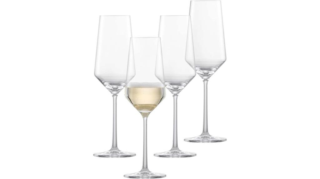 elegant champagne glass set