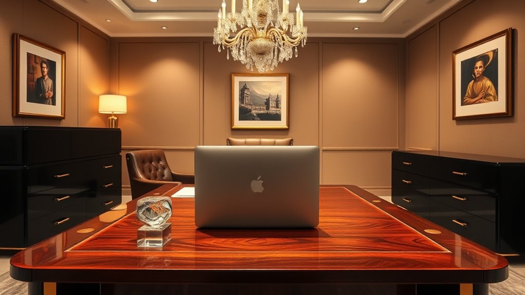 elegant cohesive refined workspace