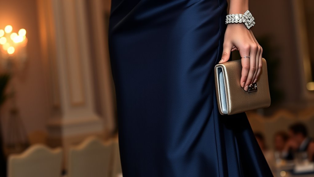 elegant coordinated accessory choices