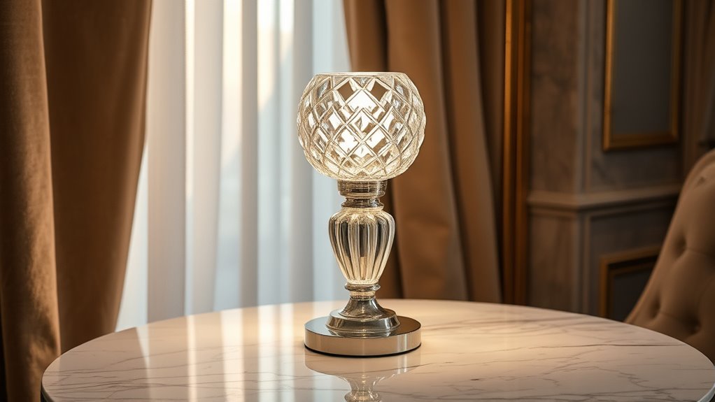 elegant crystal lamp selections
